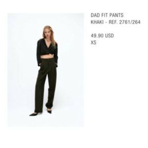 Zara Dad Fit Pants